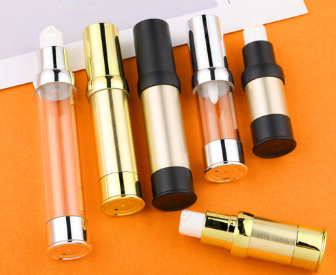 スナップローションポンプ付き 10ml 15ml 20ml 30ml PP プラスチック式空気のないポンプボトル