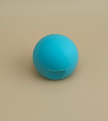 シアンプラスチック 滑らかなマット球状蓋 化粧品ボトル