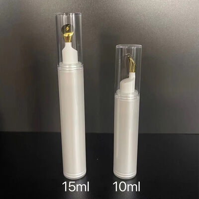 10ml 15ml ミニ 空気のないポンプ ボトル PP プラスチック 目血清 クリーム 空気のないボトル