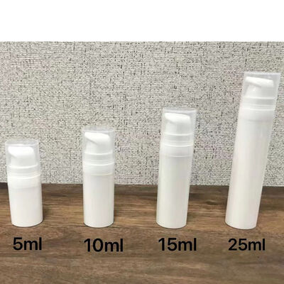 5ml 10ml 15ml 20ml エアレスボトル クリームプラスチックボトル 空のクリームエアレスボトル