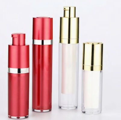 プラスチックのPP 空の化粧品 空気のないポンプローション 血清ボトル K25-1 10ml 15ml