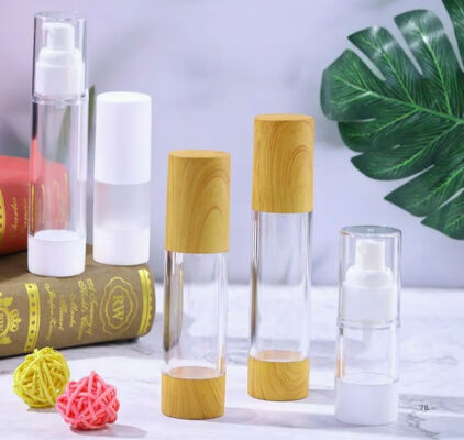 皮膚ケアクリーム セラムローションのためのプラスチック真空空の空気のないボトル
