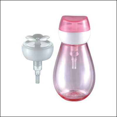 プラスチックフラワーネイルポンプウォーターボトルペット150ml