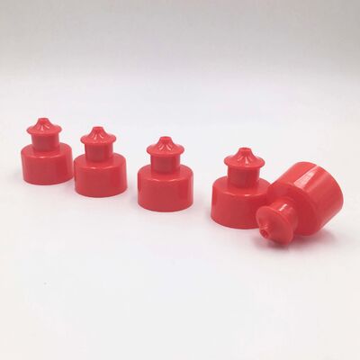 28mm プラスチック プッシュ プル キャップ ボトルキャップ