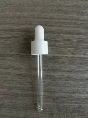 10ml 20ml 30ml 50ml オイル化粧品用のロングチューブ付き白いスポイト