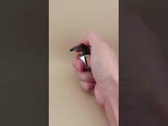 皮膚ケア用ブラック&シルバーローションポンプ K204-3 ISO9001/ISO14001認定