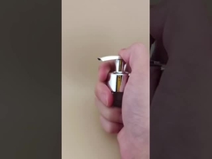 K204-1 黒と銀のローションポンプ 皮膚ケア用の左右ロック ISO9001/ISO14001認定