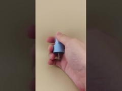 化粧品ボトル ブルー リブ付き ファインミスト スプレー トリガー K302