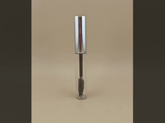 女性用シルバーネジ蓋付きボトル入りまつげブラシ