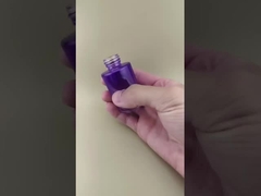 新しいデザイン 徐々に変更 透明 紫 滑らかな ガラス ボトル K-GBL30 浸水ローション