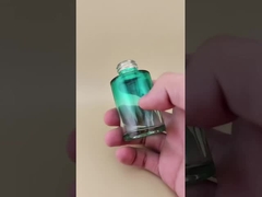 新しいデザイン 徐々に変化 濃い透明緑色 スムーズガラスボトル エッセンス