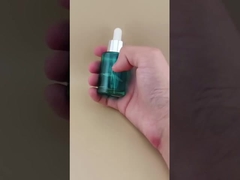 新しいデザイン クリア シアン スムーズ ドロッパー ボトル K-GBL30 エッセンス