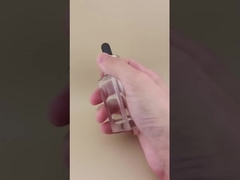 洗剤のための細かい透明のスムーズな小さな四角形ドロッパーボトル