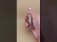 繊細なデザイン クリア スムーズ 小型スクエア ドロッパーボトル エッセンス用