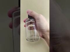 繊細なデザイン 透明 大型 スムーズな丸いガラスボトル