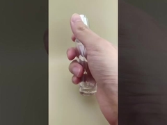 繊細なデザイン 透明 滑らかな丸い 長いドロッパーボトル