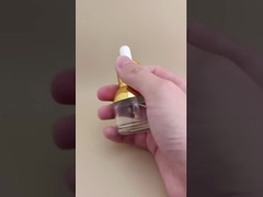 エッセンスのための美しい丸い透明のドロッパーボトル