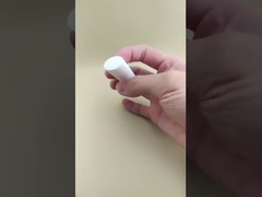 白い小円筒印章 滑らかな唇膏 リップスティック用