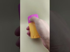 オレンジグランドスムーズリップバーム ピンク蓋付き包装 0802 リップスティック用