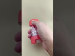 リップスティック用 赤い蓋付き クリア スムース リップバーム パッケージ 2316