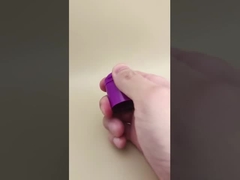 美しいデザイン 紫色 丸いプラスチック 化粧品ボトル用のスムーズなキャップ