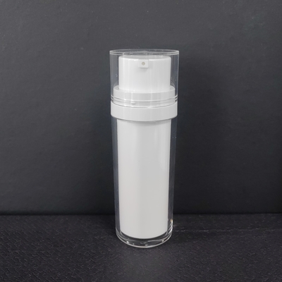 容量 50ml-120ml 空気のないポンプボトル 白黒透明