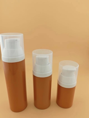 15ml 30ml 50ml 透明なプラスチック空気のないポンプ 化粧品の包装のための化粧品ボトル
