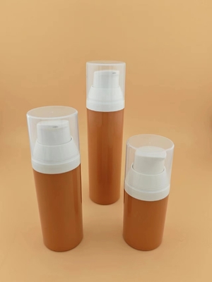 15ml 30ml 50ml 透明なプラスチック空気のないポンプ 化粧品の包装のための化粧品ボトル