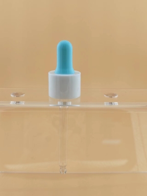 18 20 PP 黒ゴムガラスチューブ 香油ボトル用の竹カバードロッパー