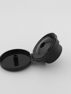 ブラック 24mm フリップ蓋 24-410 プラスチック フリップトップキャップ