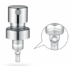 ODM K403 薄霧香水ポンプスプレーヤー 0.10cc アルミ 銀色