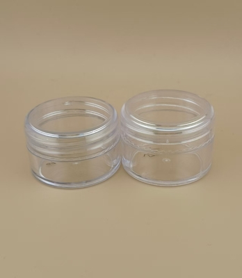皮膚ケア用 スクロール蓋付きの認証された小さな透明プラスチッククリームボトル