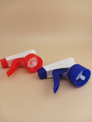 トリガースプレーヤー 化粧品 28mm 28/400 28/410 肋状 青白 携帯式 手ポンプ プラスチック 重量清掃