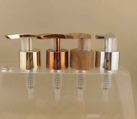 工場価格 プラスチックローションポンプ 液体石けん ハンドウォッシュ ハンドジェルディスペンサー UVコーティング付きポンプキャップ