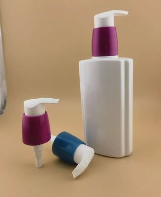 白色フルキャップクリームポンプをカスタマイズ 基礎ボトルのための処理ポンプ