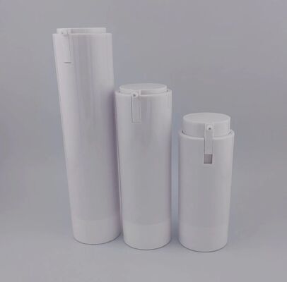 ホワイト 旅行に適した 空っぽ 空気のないボトル 50ml