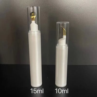 10ml 15ml ミニ 空気のないポンプ ボトル PP プラスチック 目血清 クリーム 空気のないボトル