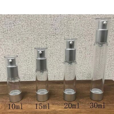 10ml 15ml ミニ 空気のないポンプ ボトル PP プラスチック 目血清 クリーム 空気のないボトル