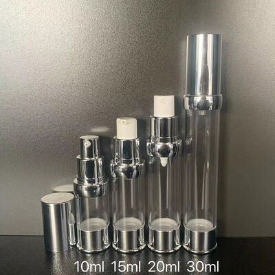 5ml 10ml 15ml 20ml エアレスボトル クリームプラスチックボトル 空のクリームエアレスボトル