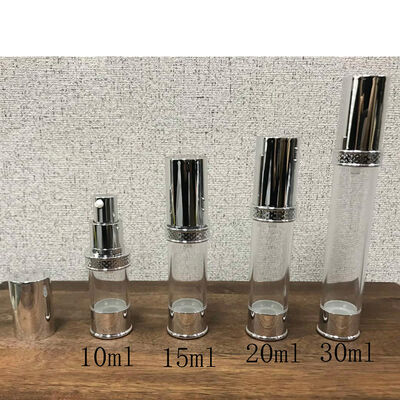 ソフトタッチ仕上げのエアレスポンプボトルカスタムプラスチック化粧品ボトルセット