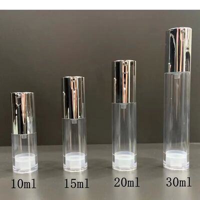 新型化粧品 真空空気のないポンプボトル OEMエコフレンドリー空気のないボトル