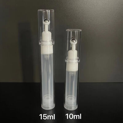 環境に優しい 15 ミリリットル 30 ミリリットル 45 ミリリットル 50 ミリリットル透明な空の PP プラスチック化粧品包装容器血清ローションエアレスポンプボトル