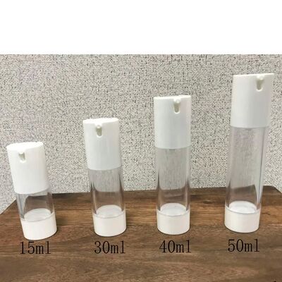 空気のないポンプボトル カスタム 空っぽ 化粧品 プラスチック 新デザイン 空気のないボトル