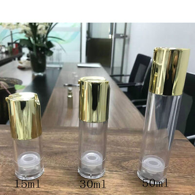 ホワイト PP 空気のないボトル ミニサンプル ローションクリームのための空気のないポンプボトル 30ml