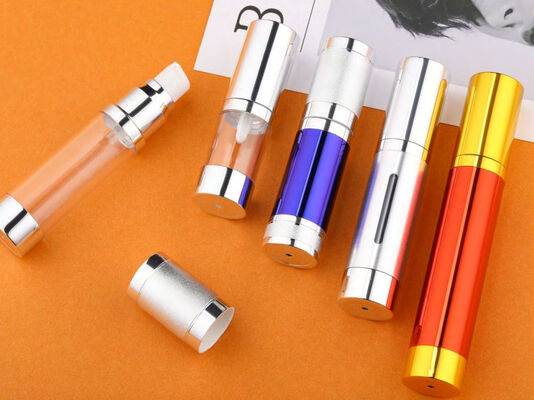 15ml プラスチックのパッケージ化粧品 無空気スプレークリームボトル
