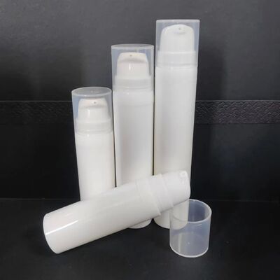 化粧品 梱包 30ml 空気のないポンプ ボトル ホワイト プラスチック ボトル ローション ポンプ PP ボトル