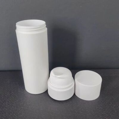 生物分解可能 プラスチック製の空気のないポンプボトル リサイクル可能 空のローションボトル プラスチック製のモノ素材 化粧品ボトル