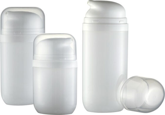 20ml 30ml 透明な2面クリームローションポンプ 化粧品用