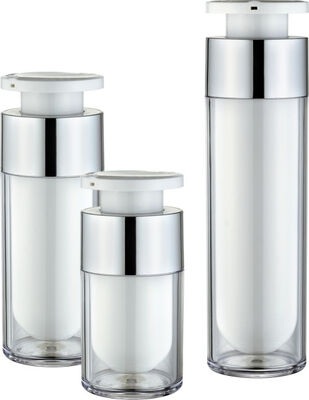 20ml 30ml 透明な2面クリームローションポンプ 化粧品用