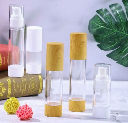 プラスチックのPP 空の化粧品 空気のないポンプローション 血清ボトル K25-1 10ml 15ml